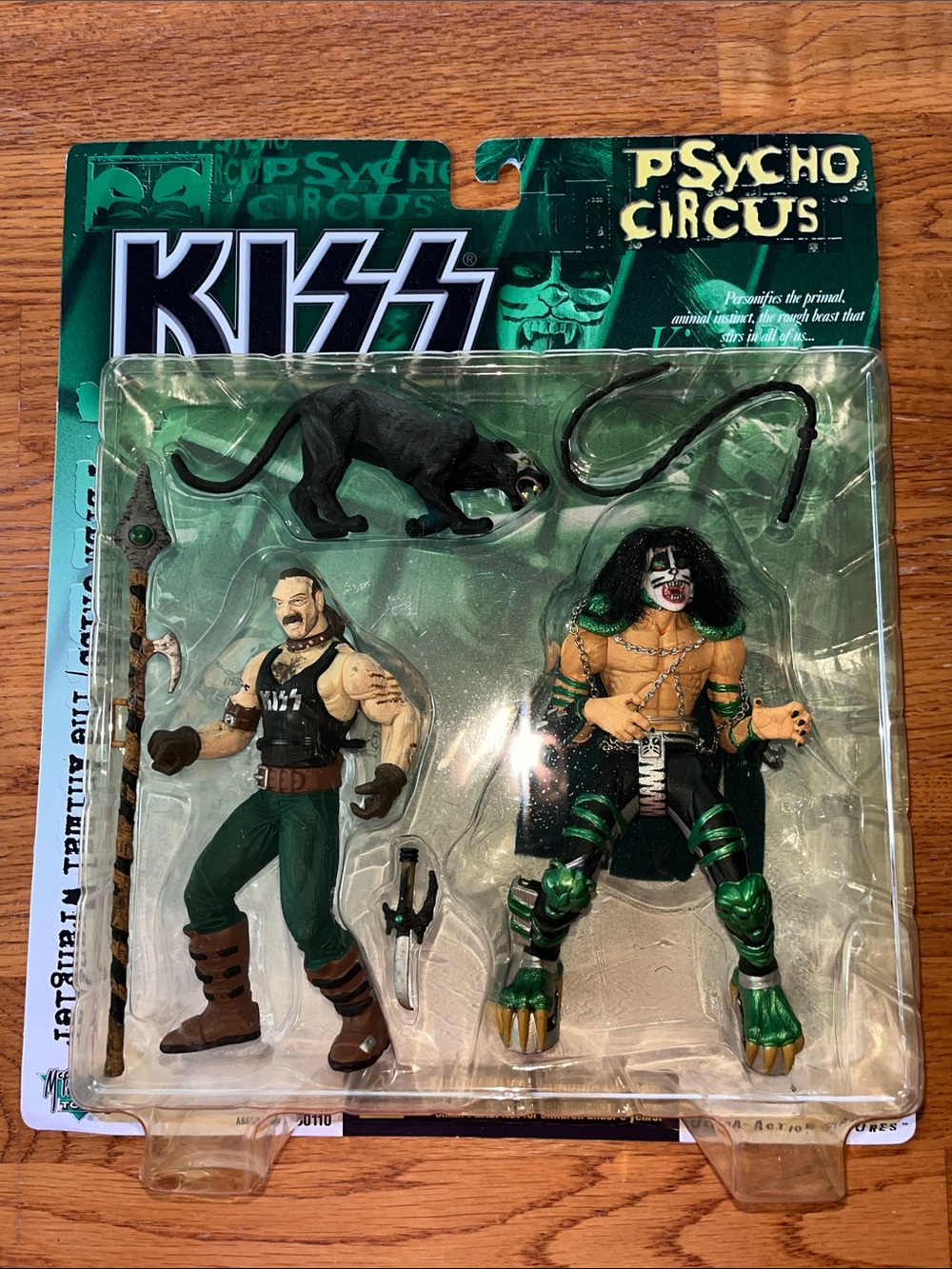 1998 McFarlane Toys Kiss Psycho Circus Peter Criss  Action Figure Set